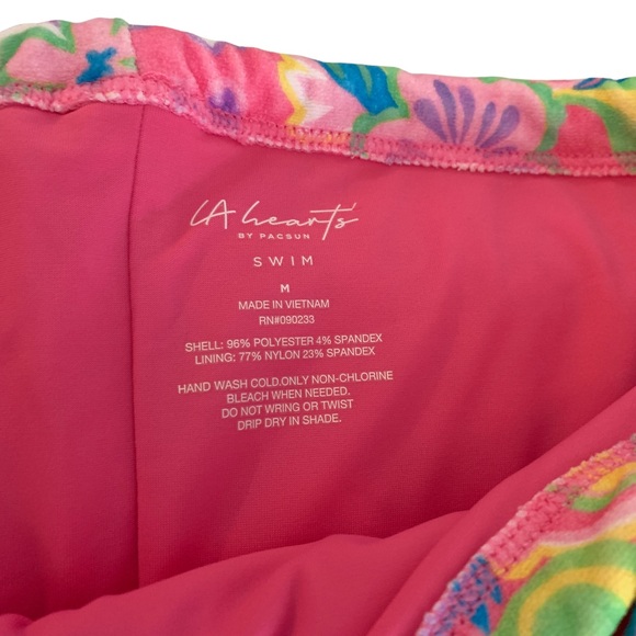 NWT_Pink Floral Boyshort Bikini Bottoms__NWT - Picture 4 of 9